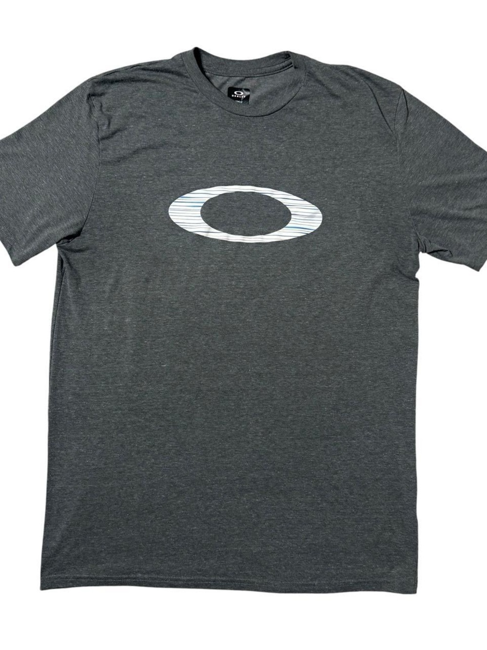 Oakley Hydrolix Ellipse Logo T-Shirt Mens XL Gray Heather Tee